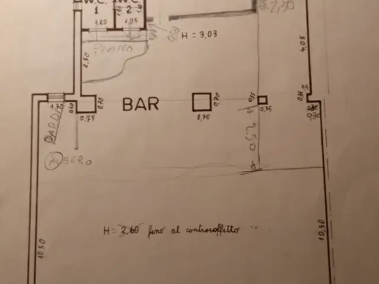 Pub in , Rimini, {3} - Planimetria 1