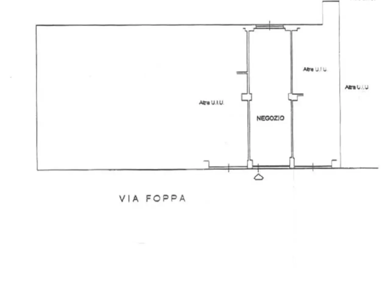 Negozio in Via Vincenzo Foppa, Milano, {3} - Planimetria 1