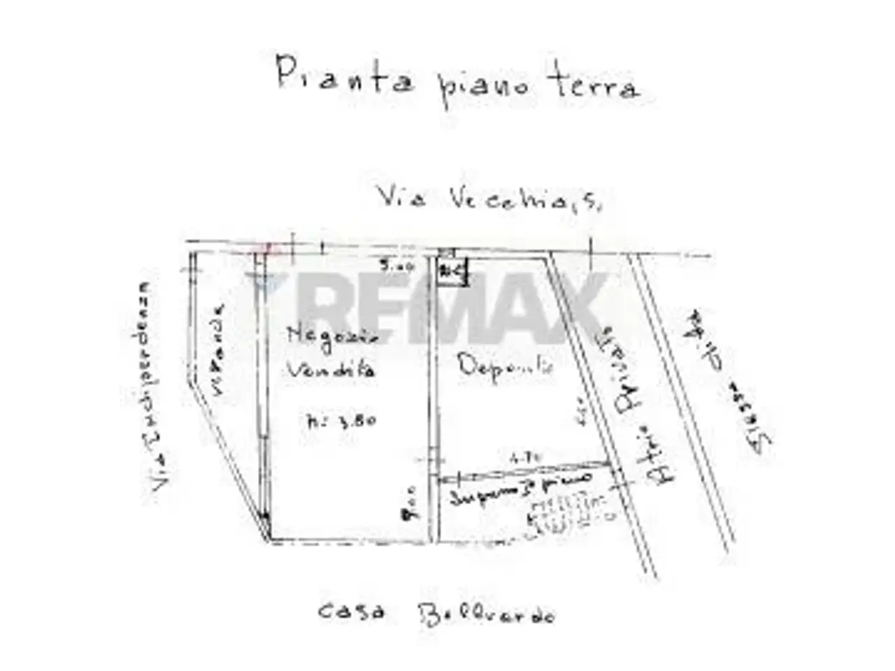 Negozio in Via dello Stadio 5, Pachino, {3} - Planimetria 1