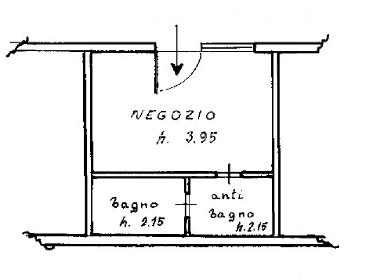 Negozio in Via Don Ernesto Vercesi 5, Bresso, {3} - Planimetria 1
