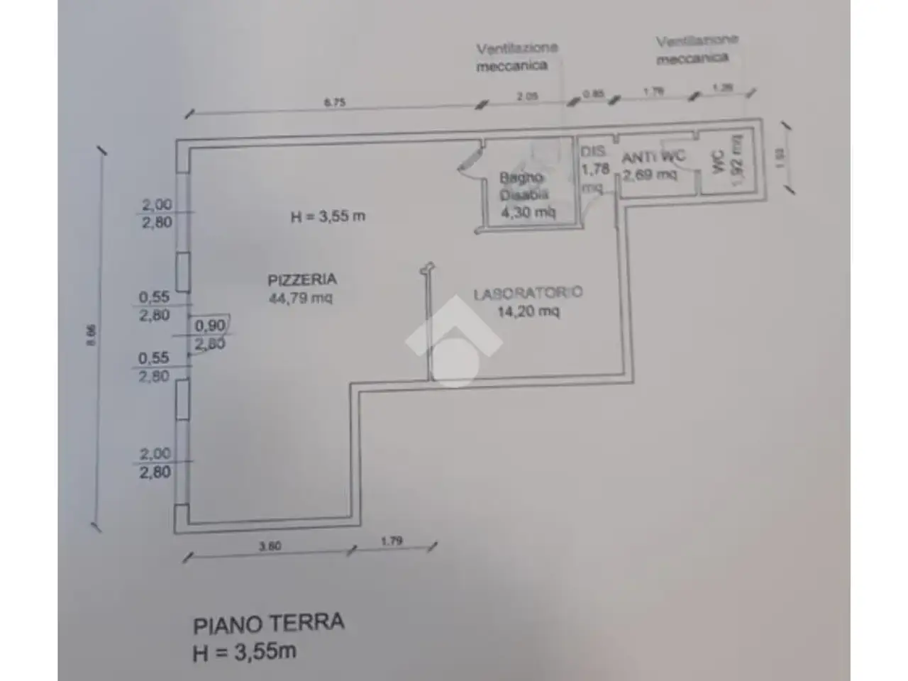 Negozio in Via Galliera, Argelato, {3} - Planimetria 1