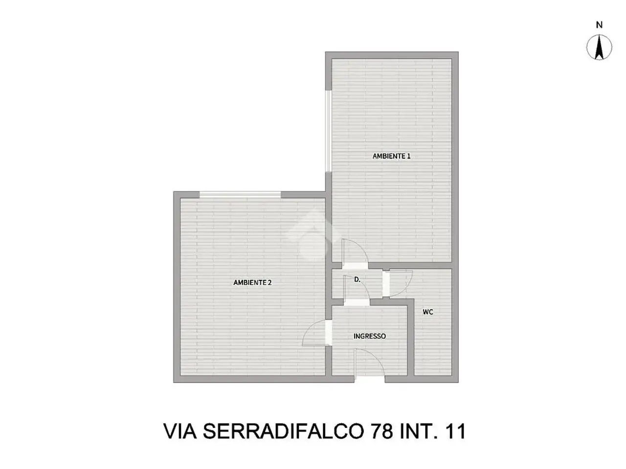 Ufficio in Via Serradifalco 78, Palermo, {3} - Planimetria 1