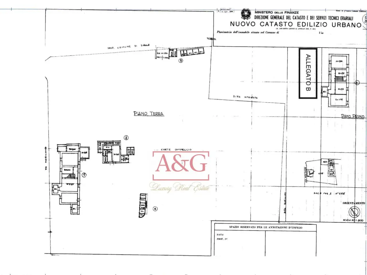 Esercizio commerciale in Via Moricone 7, Sirolo, {3} - Planimetria 1