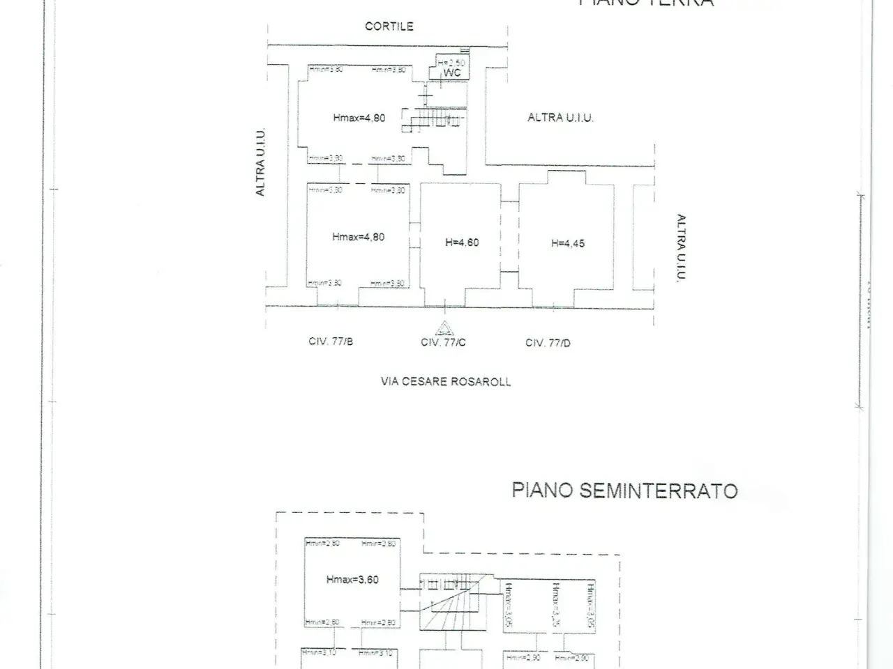 Negozio in Via Cesare Rosaroll 77 B/C/d, Napoli, {3} - Planimetria 1