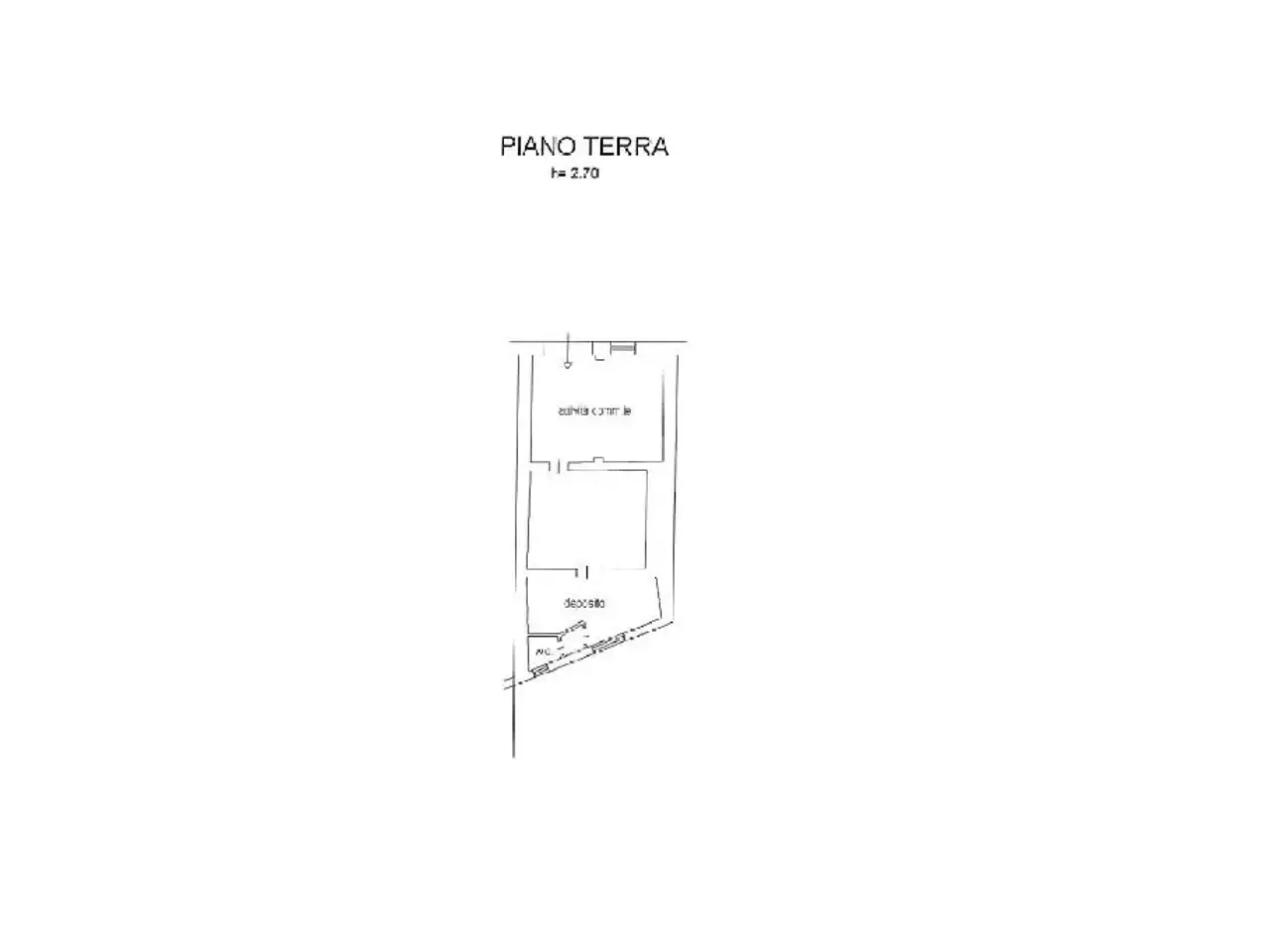 Negozio in Via G. Verdi 68, Montalto Uffugo, {3} - Planimetria 1
