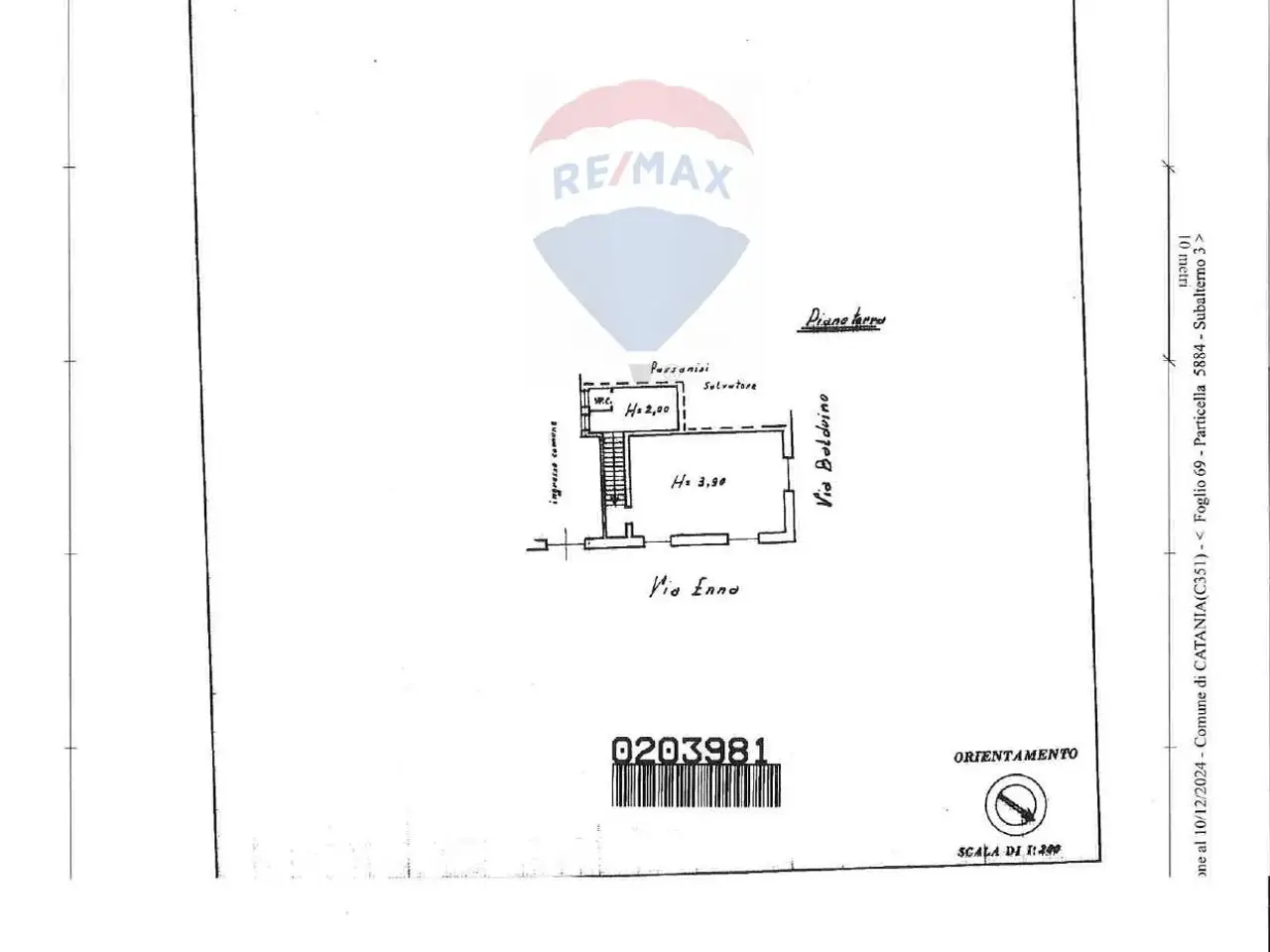 Negozio in Via Enna 1, Catania, {3} - Planimetria 1