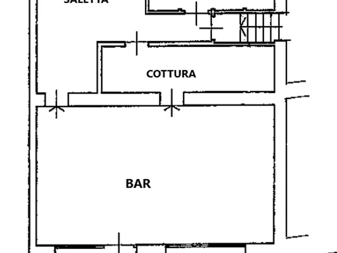 Esercizio commerciale in Via IV Novembre, Vicenza, {3} - Planimetria 1