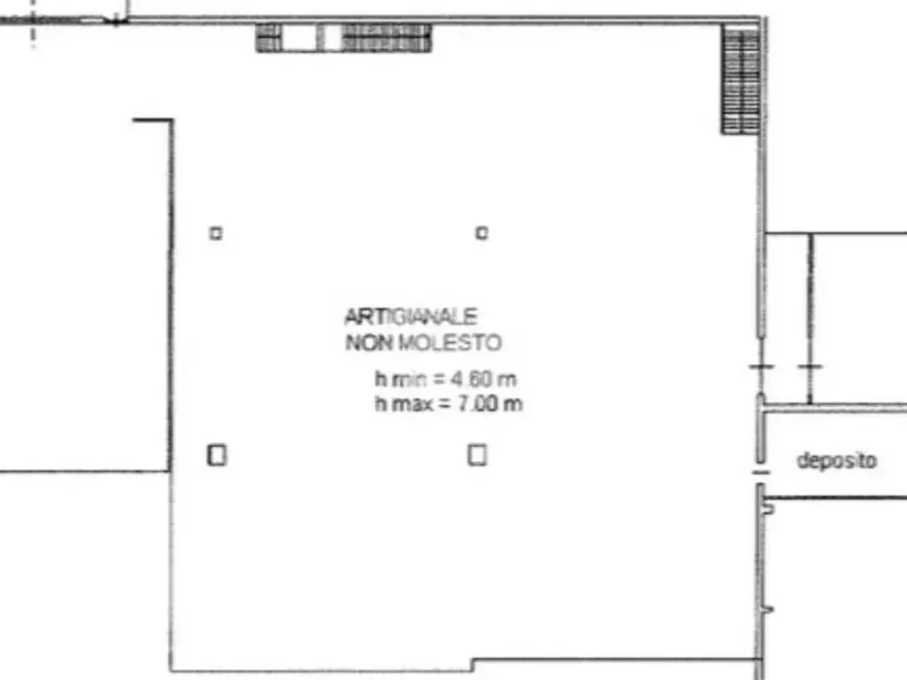 Capannone in Via Cuorgnè 55, Rivoli, {3} - Planimetria 1