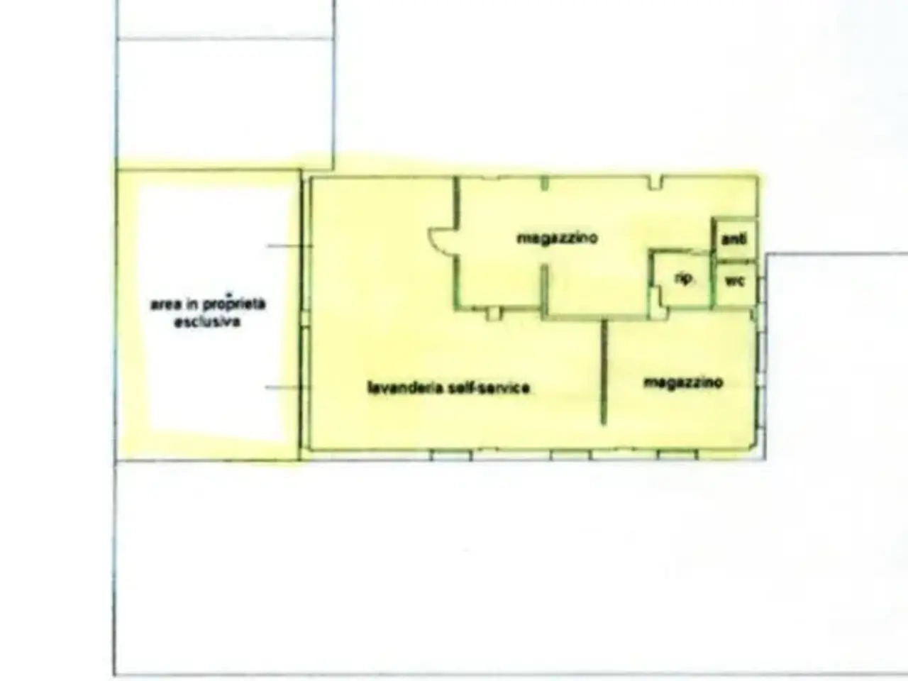 Negozio in Via Lama di Quartirolo Interna, Carpi, {3} - Planimetria 1