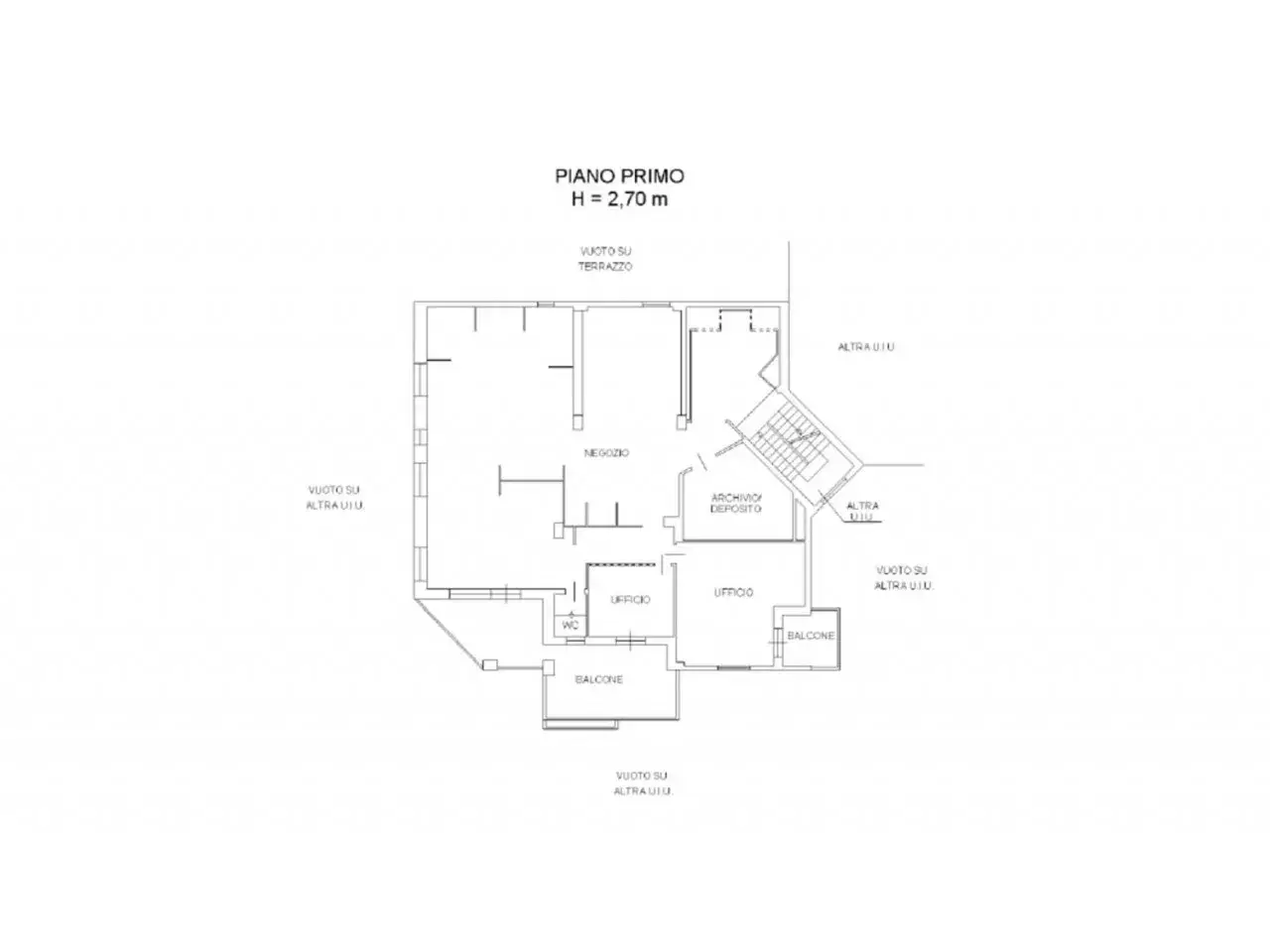 Negozio in Contrada Motta, 87040 Castrolibero Cs, Italia, Castrolibero, {3} - Planimetria 1