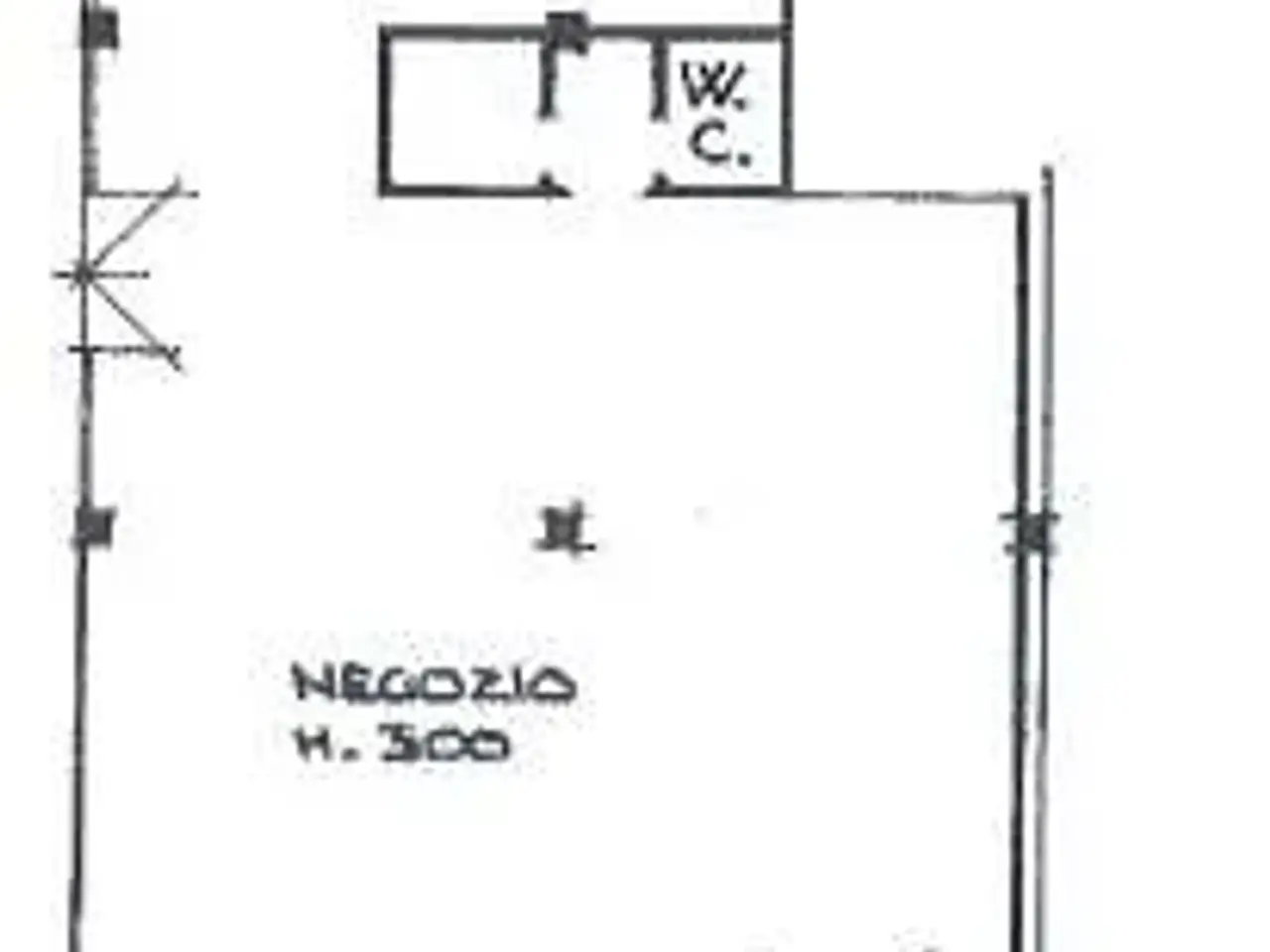 Negozio in Viale Osimo, Sansepolcro, {3} - Planimetria 1