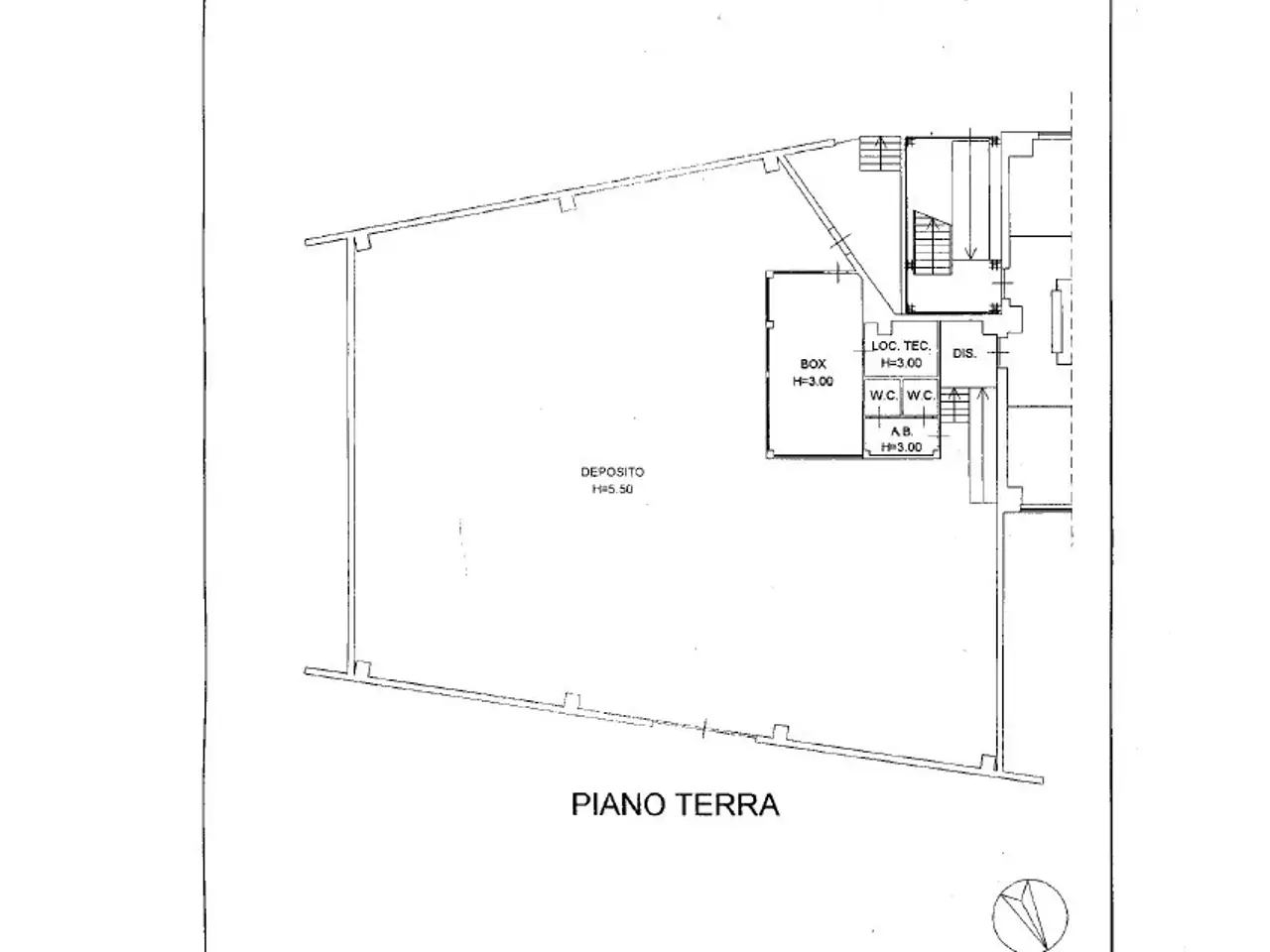Ufficio in Via Strada di Mezzo 11, Mondolfo, {3} - Planimetria 1
