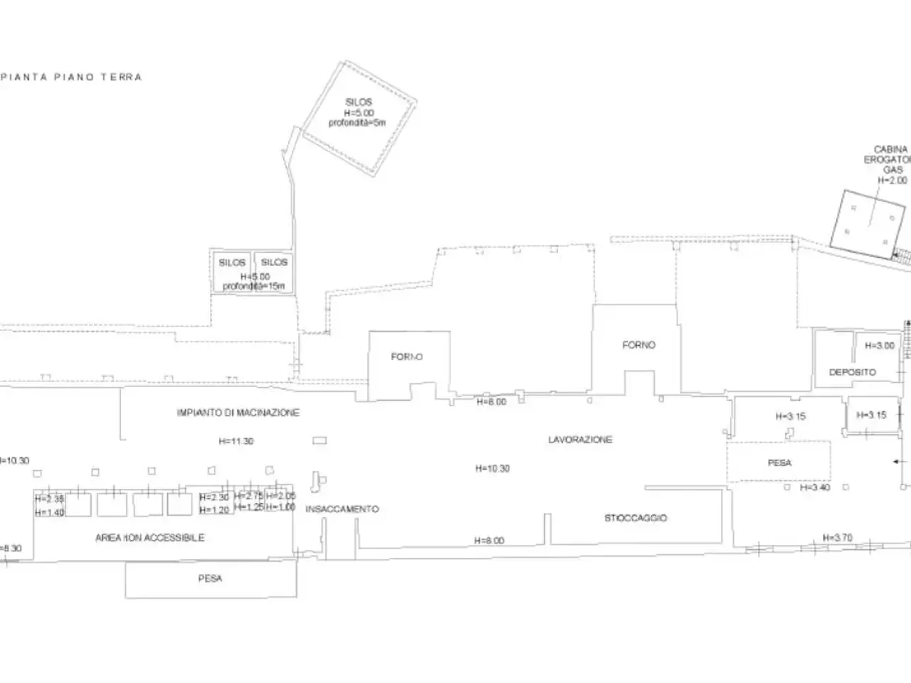 Palazzina commerciale in Via Sant'Orsola 45, Brescia, {3} - Planimetria 1