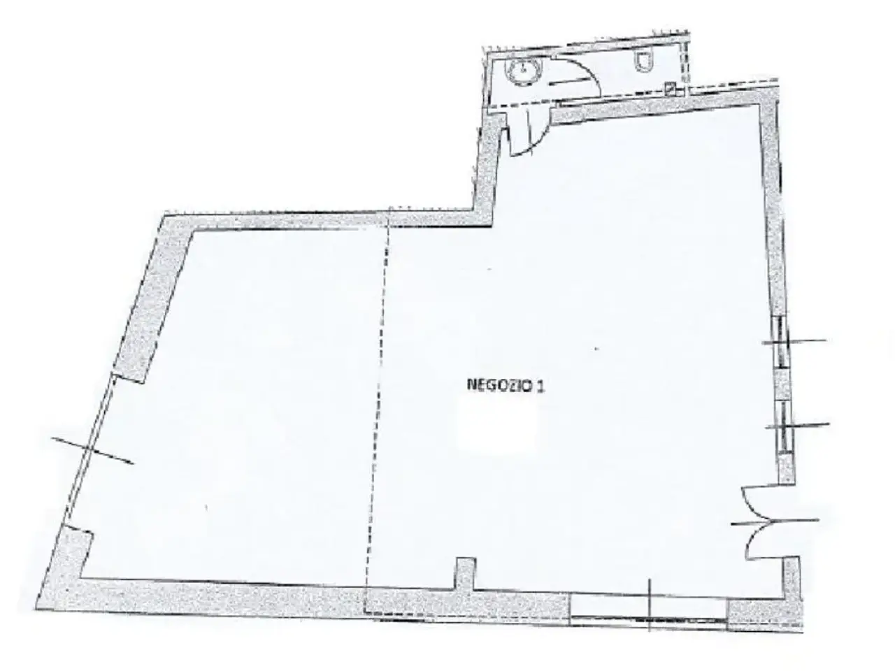 Ufficio in Via Achille Muzio, Bergamo, {3} - Planimetria 1