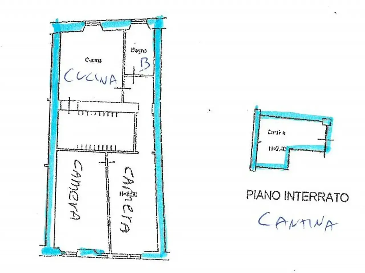 Trilocale in vendita, Via Indipendenza, Brescia - Planimetria 1