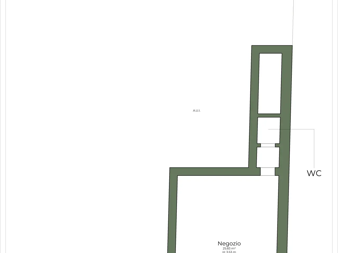 Locale commerciale in Corso della Repubblica 91, Forli', {3} - Planimetria 1