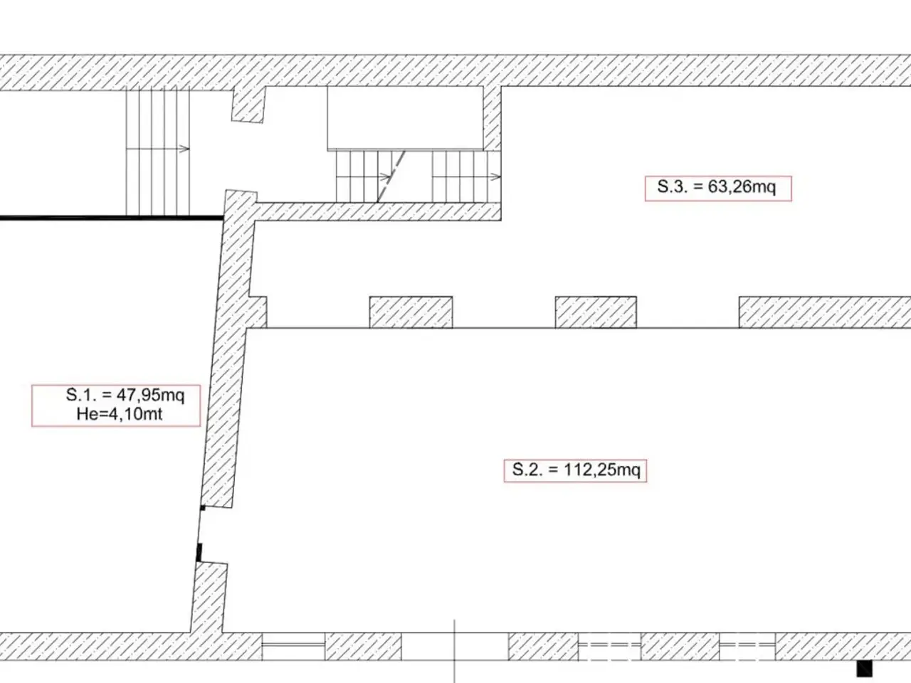 Negozio in Via San Martino 119, San Giorgio A Cremano, {3} - Planimetria 1