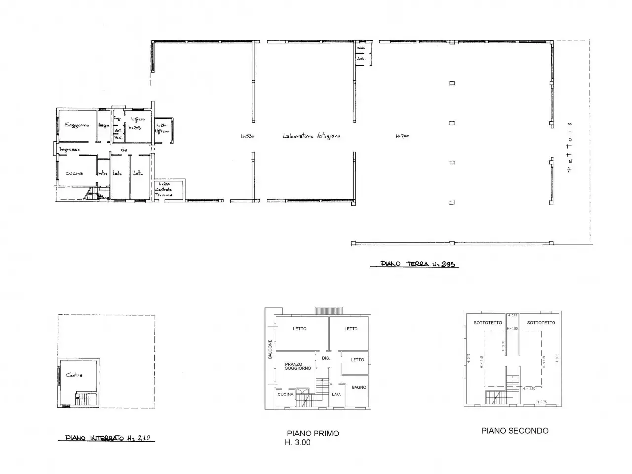 Capannone in Via Costalunga, Bertinoro, {3} - Planimetria 1