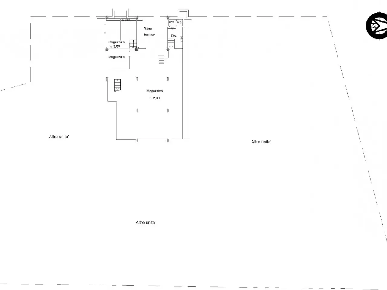 Negozio in Via Alessandro Volta, Abano Terme, {3} - Planimetria 1