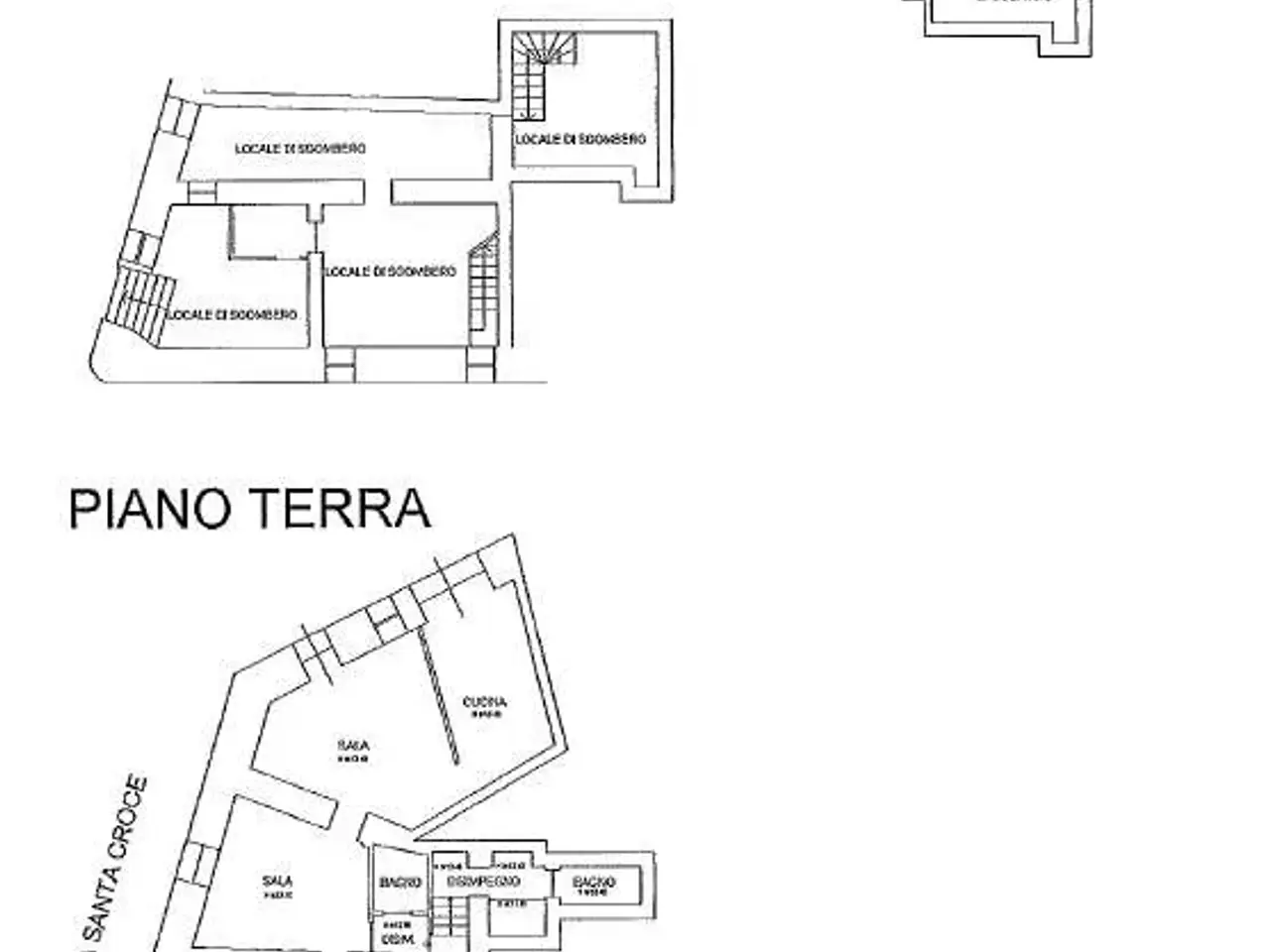 Negozio in Via Santa Croce, Cagliari, {3} - Planimetria 1