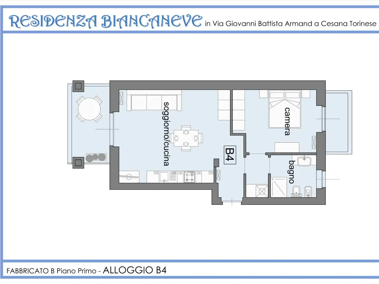 Bilocale in vendita, Piazza Fraiteve 5, Sestriere - Planimetria 1