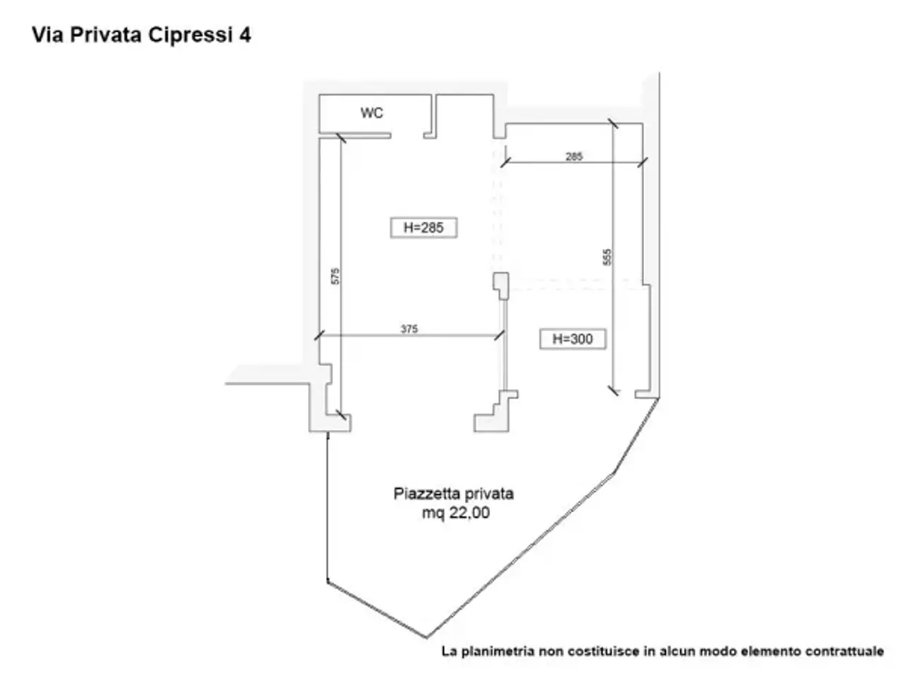 Magazzino in Via Privata Cipressi 4, Recco, {3} - Planimetria 1