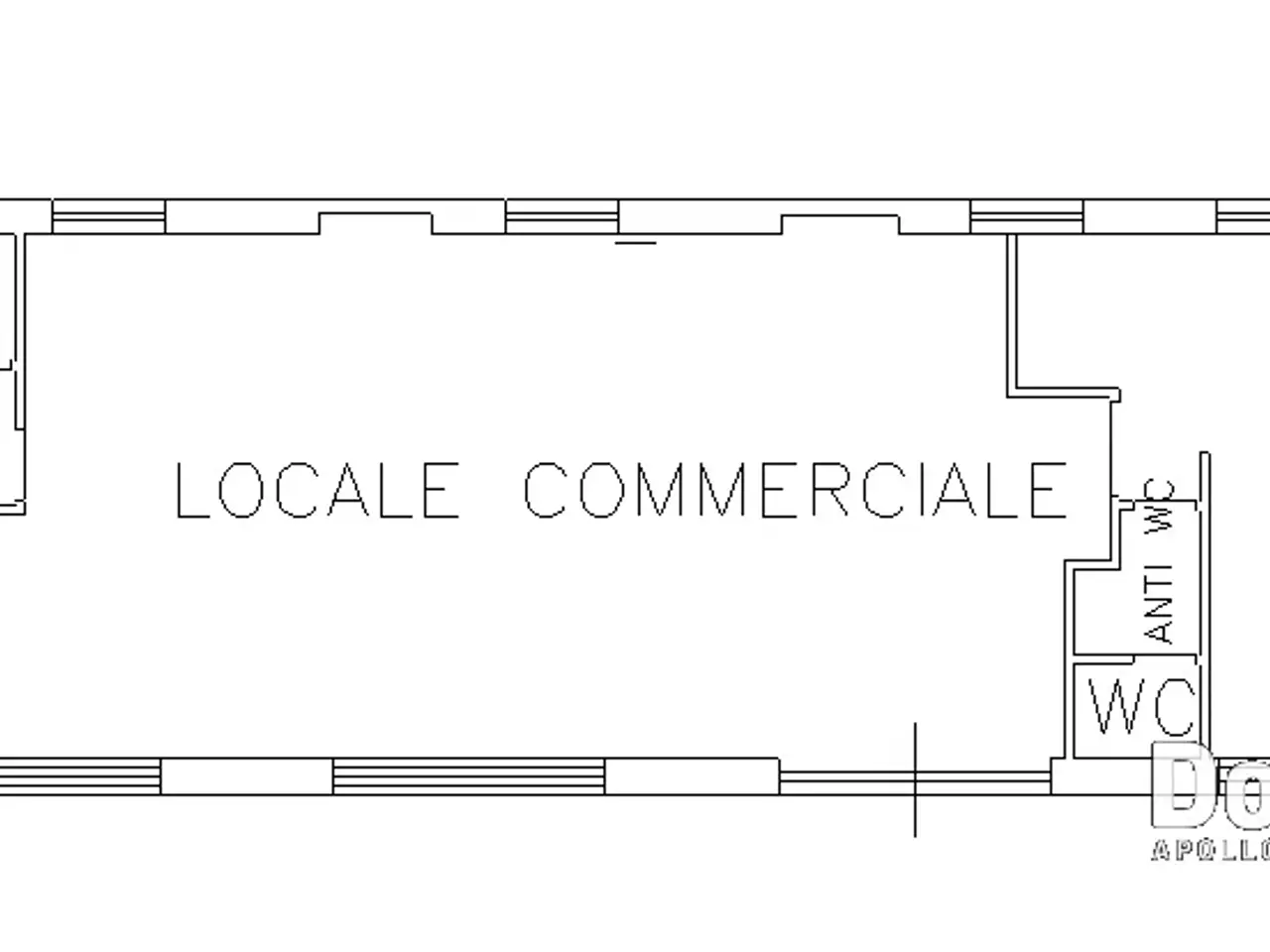 Negozio in Strada della Marina, Montalto Di Castro, {3} - Planimetria 1