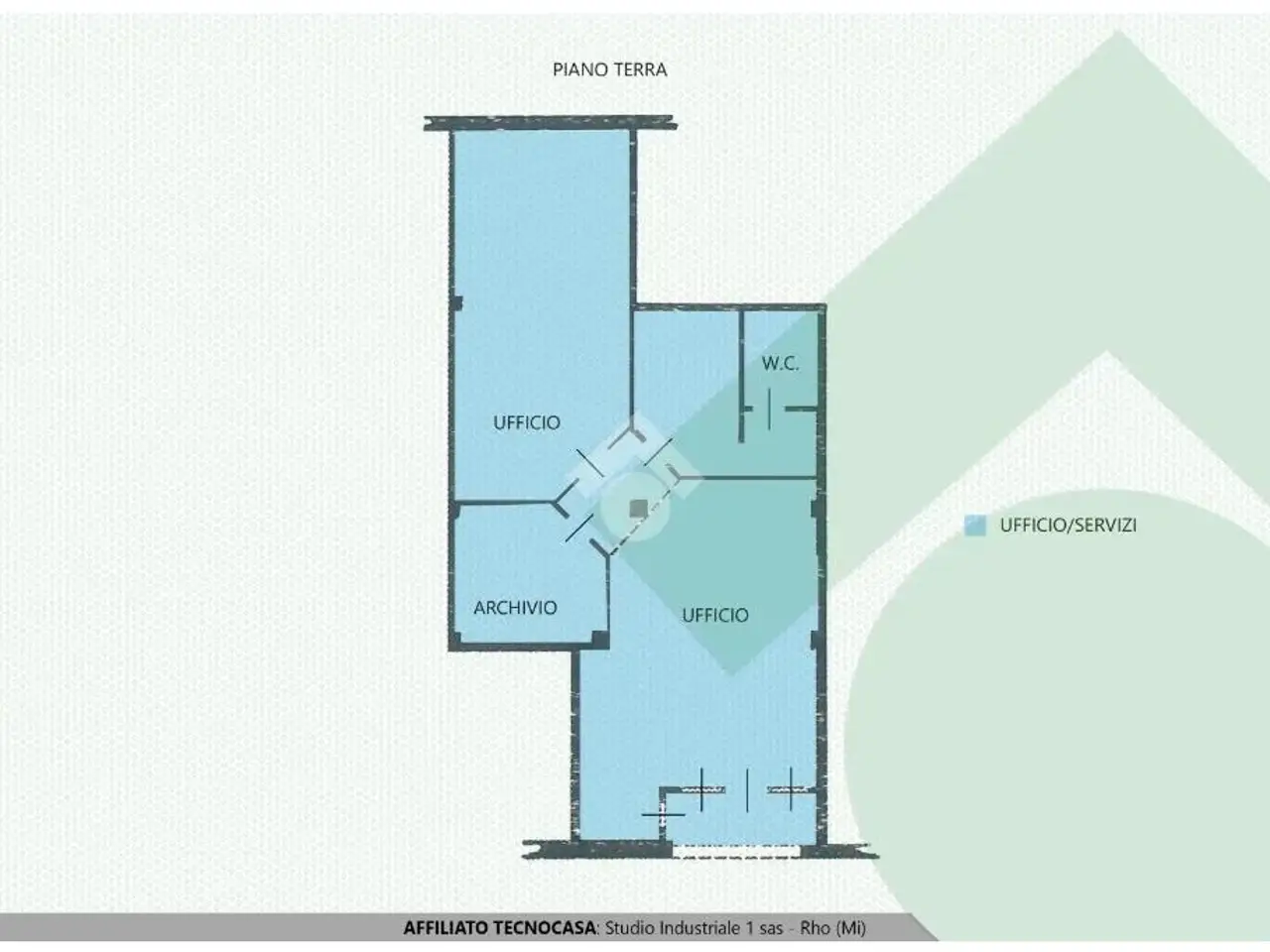 Magazzino in Via De Amicis 43, Rho, {3} - Planimetria 1