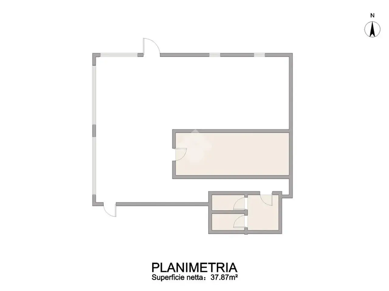 Negozio in Via Giorgione 16, Riese Pio X, {3} - Planimetria 1