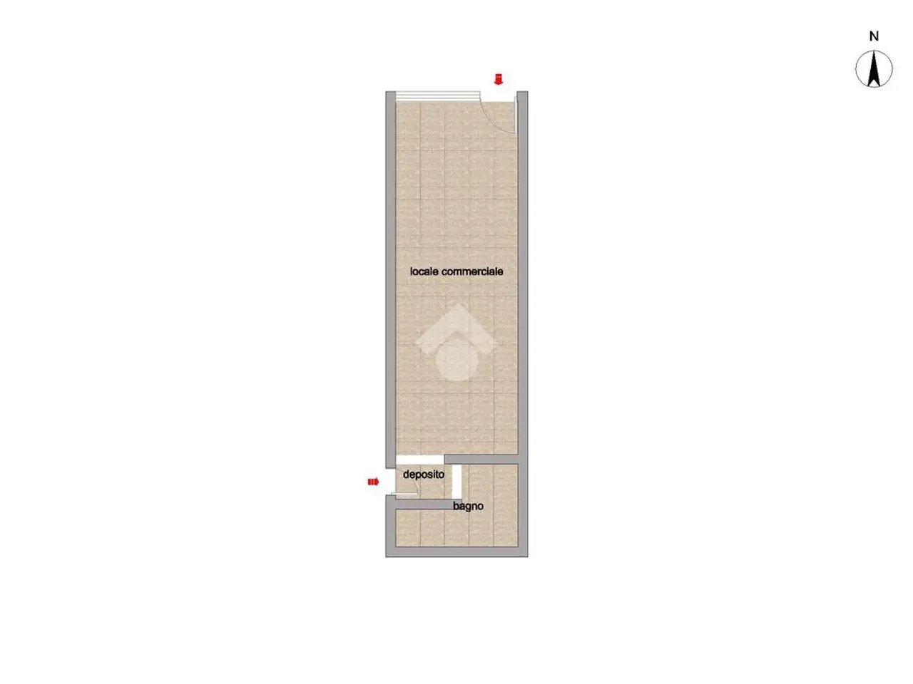 Negozio in Via 4 Novembre, Rogno, {3} - Planimetria 1