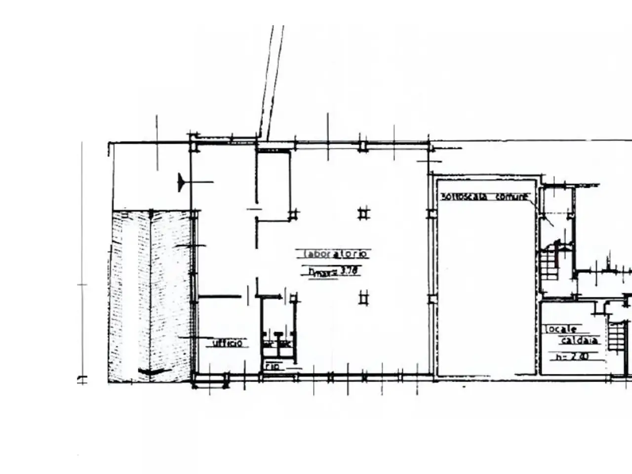 Laboratorio in Via Risorgimento 1, Lecco, {3} - Planimetria 1