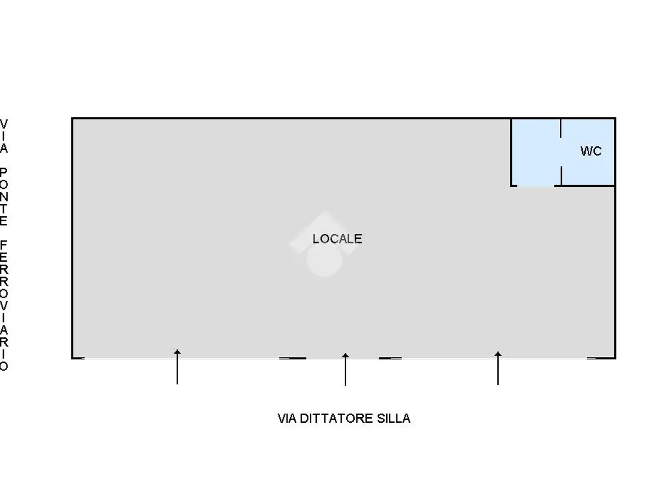Negozio in Via Silla Dittatore 22, Brindisi, {3} - Planimetria 1