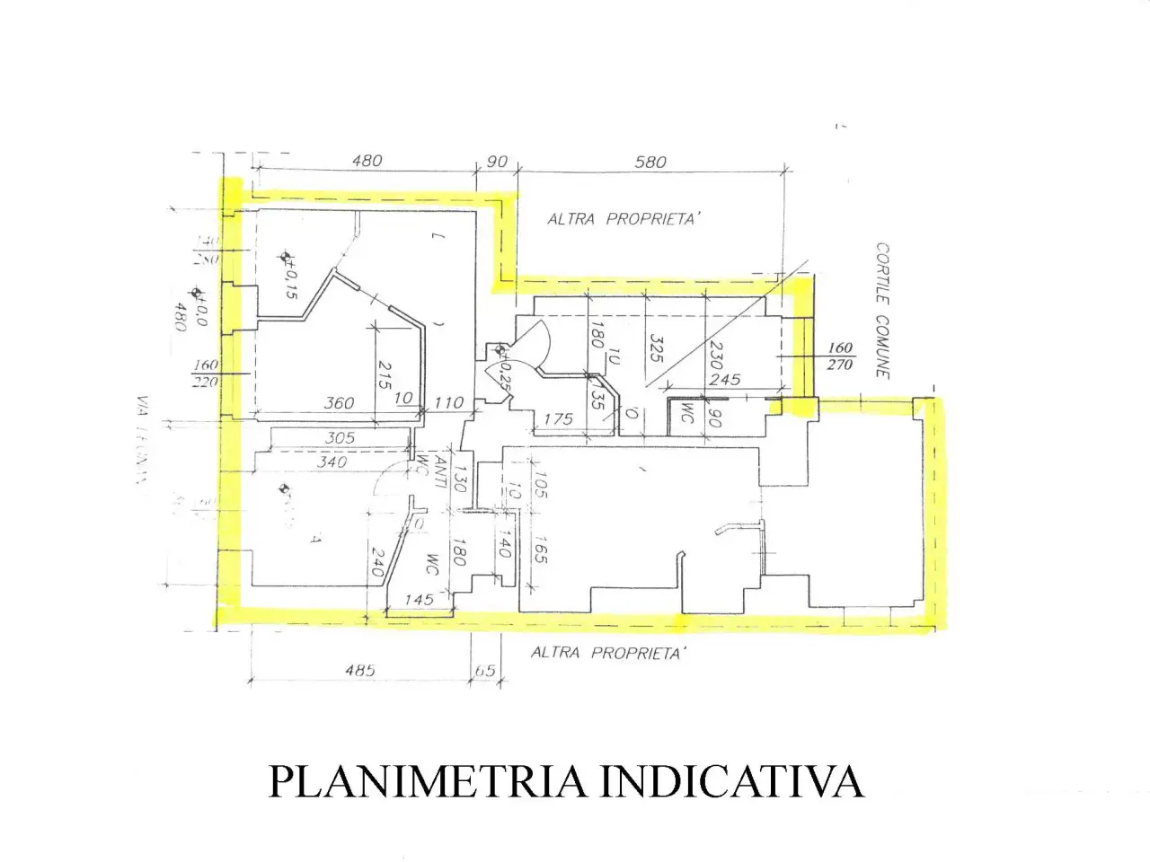 Negozio in Via Legnano 6, Torino, {3} - Planimetria 1