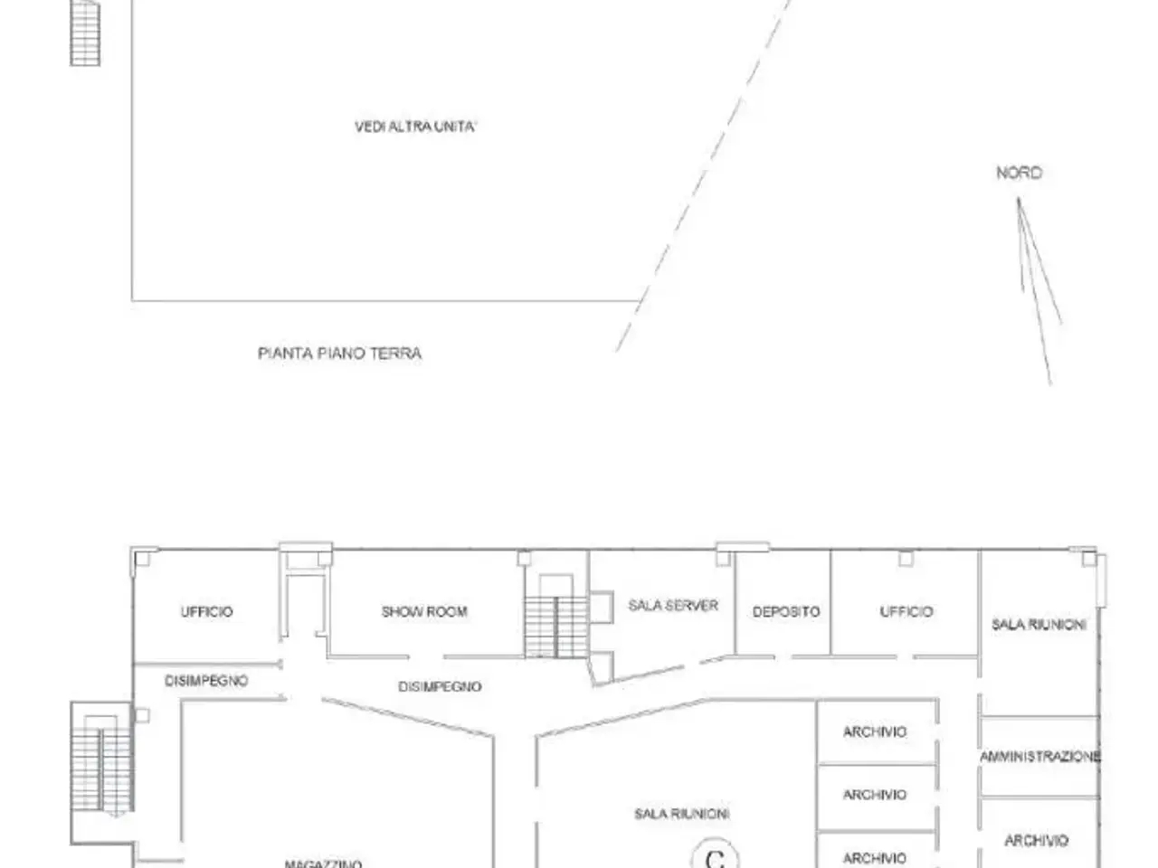 Ufficio in Via Thomas Alva Edison, Villorba, {3} - Planimetria 1