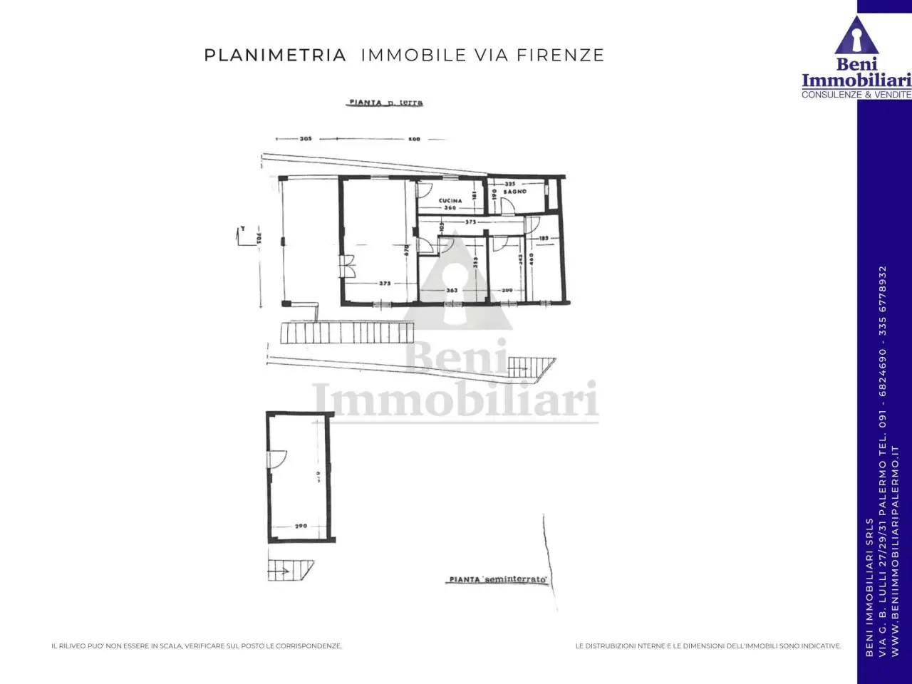 Villa in vendita, Via Firenze, Belmonte Mezzagno - Planimetria 1