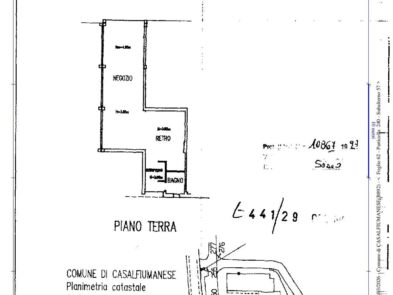 Locale commerciale in Via I Maggio 23, Casalfiumanese, {3} - Planimetria 1