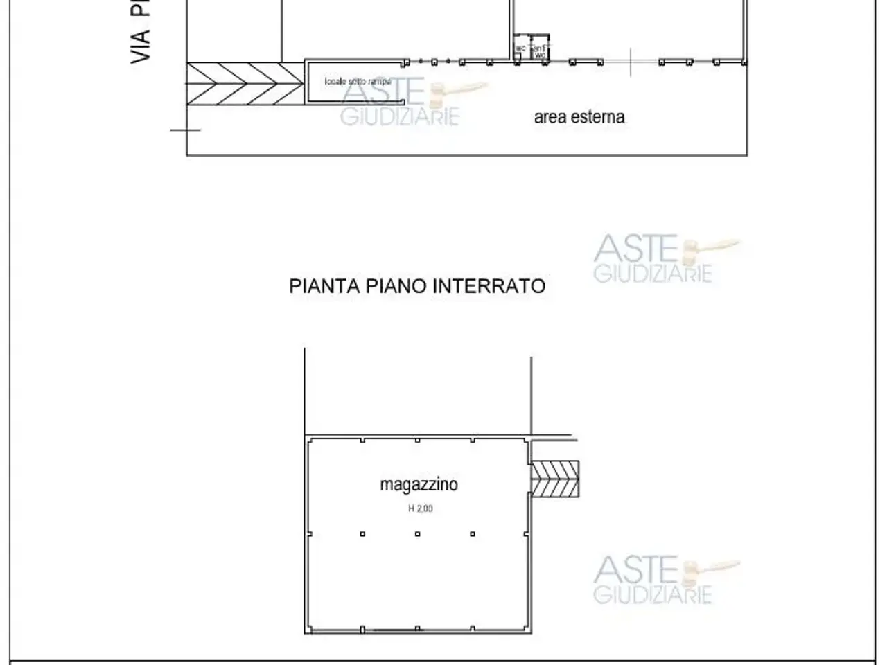 Fabbricato misto in Via S. Pertini 1 1, Bibbona, {3} - Planimetria 1