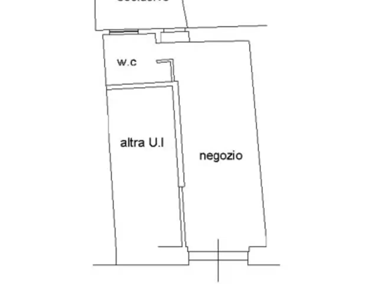 Negozio in Via Gabriele Rosa 20, Brescia, {3} - Planimetria 1