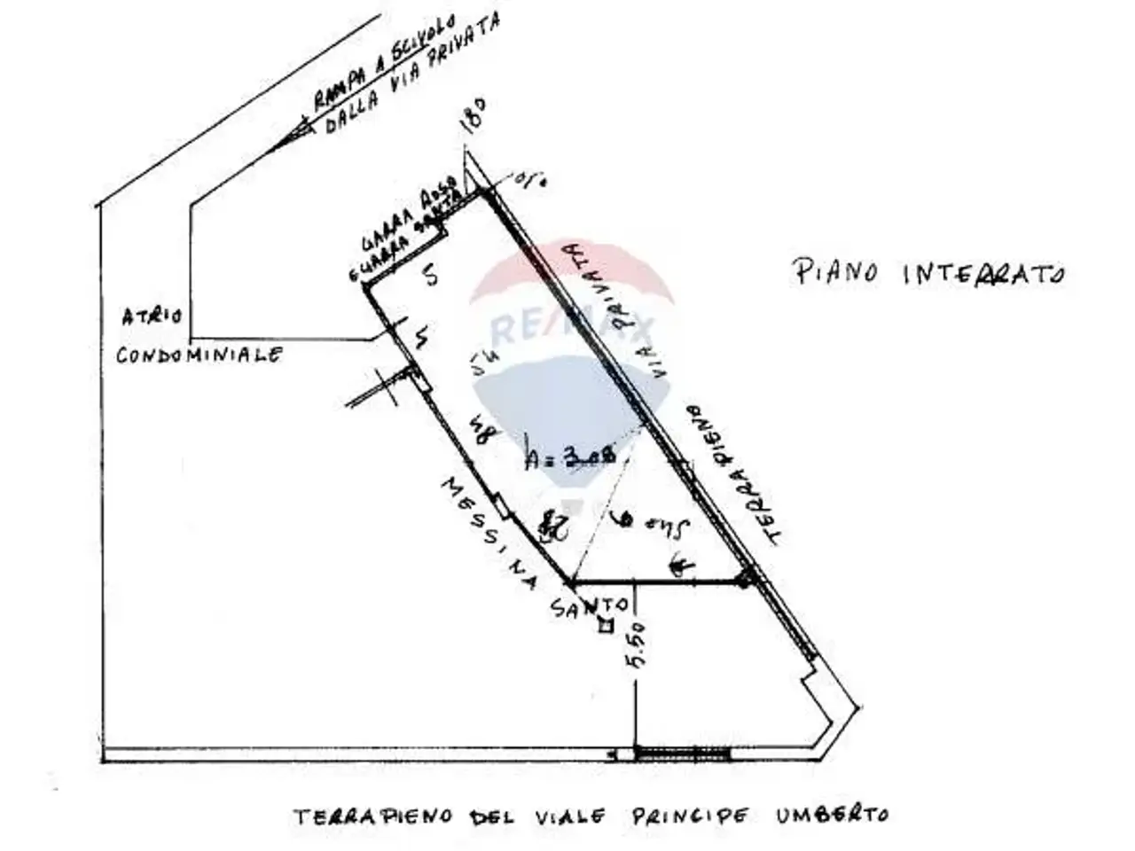 Magazzino in Viale Principe Umberto Ps1 2, Caltagirone, {3} - Planimetria 1