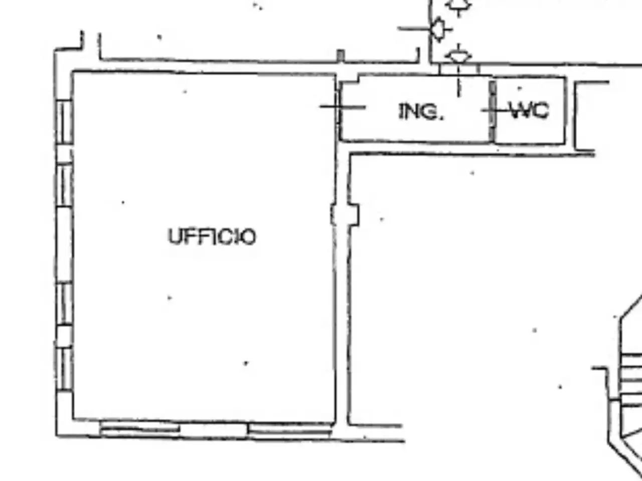 Ufficio in Piazzale Salvo d'Acquisto 11, Monfalcone, {3} - Planimetria 1