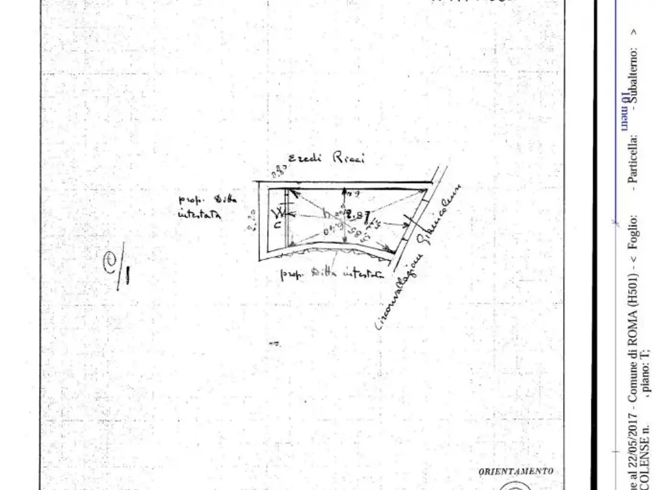 Negozio in Circonvallazione Gianicolense 105, Roma, {3} - Planimetria 1