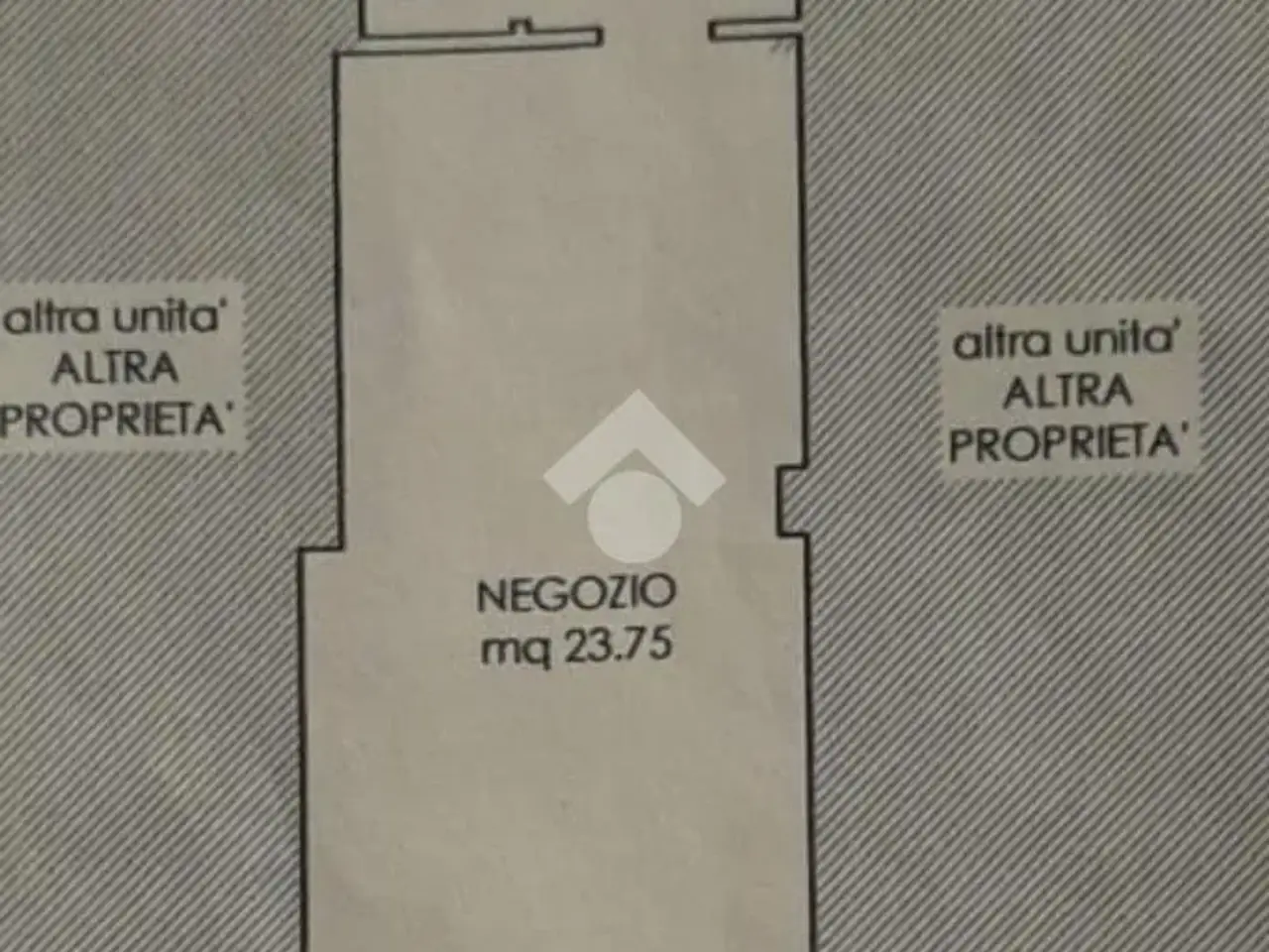 Negozio in Via Giordano Bruno 166, Cesena, {3} - Planimetria 1