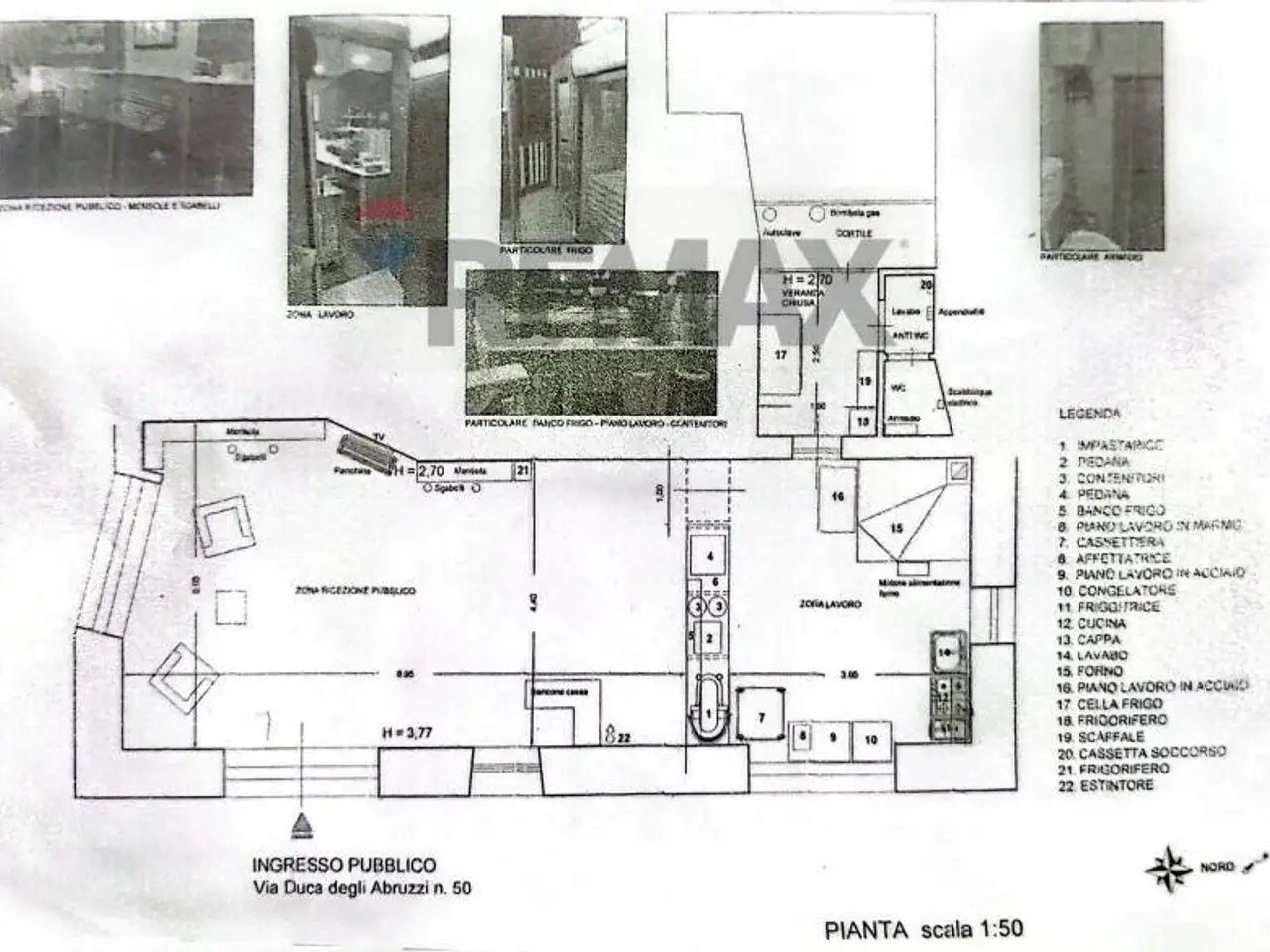 Esercizio commerciale in Via Duca degli Abruzzi 50, San Giovanni La Punta, {3} - Planimetria 1
