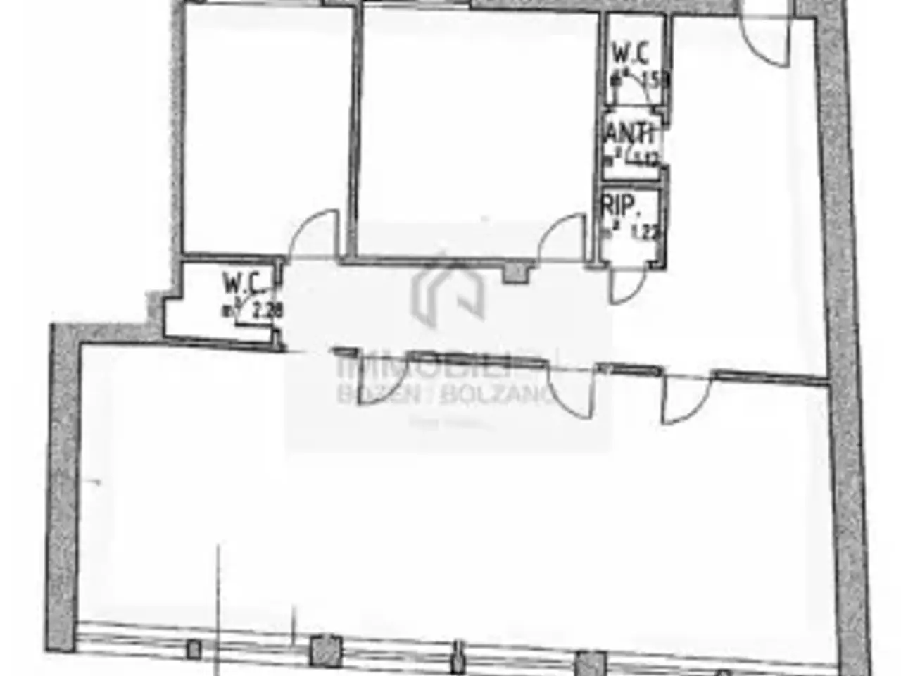 Ufficio in Via Doktor Joseph Streiter 1, Bolzano, {3} - Planimetria 1