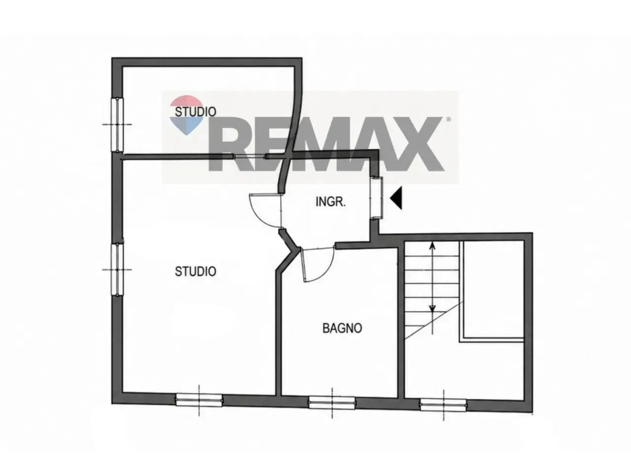 Ufficio in Via Giuseppe Giusti 10, Cagliari, {3} - Planimetria 1