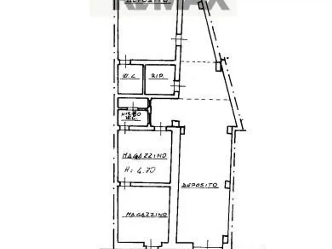 Magazzino in Via Curia 85, Catania, {3} - Planimetria 1