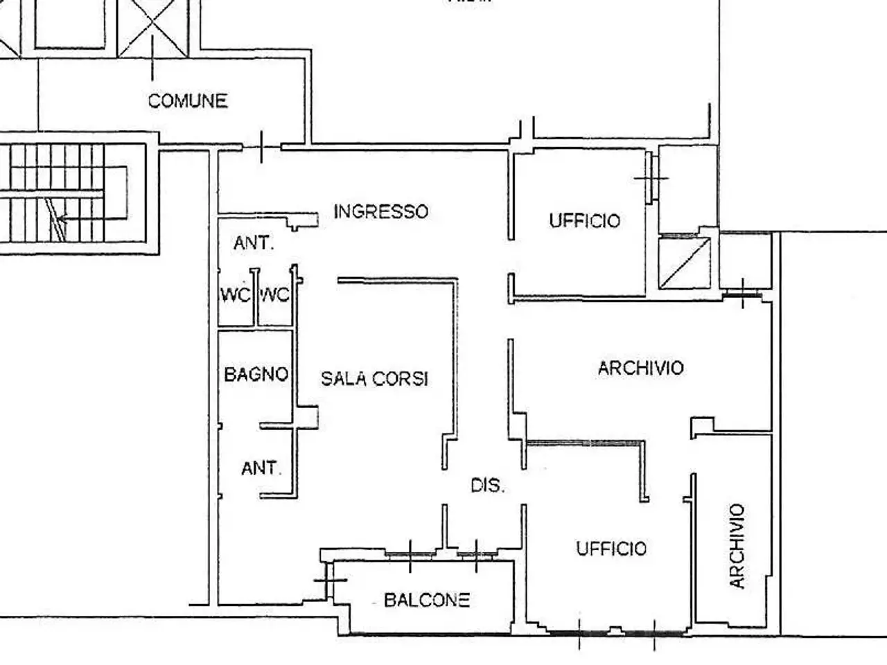 Ufficio in Via Gambirasio 55, Bergamo, {3} - Planimetria 1