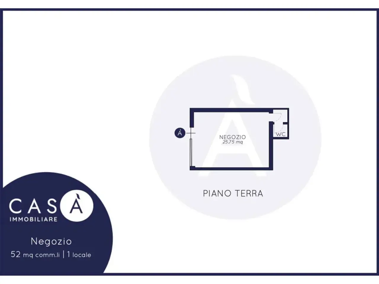 Negozio in Viale Roma, Cervia, {3} - Planimetria 1