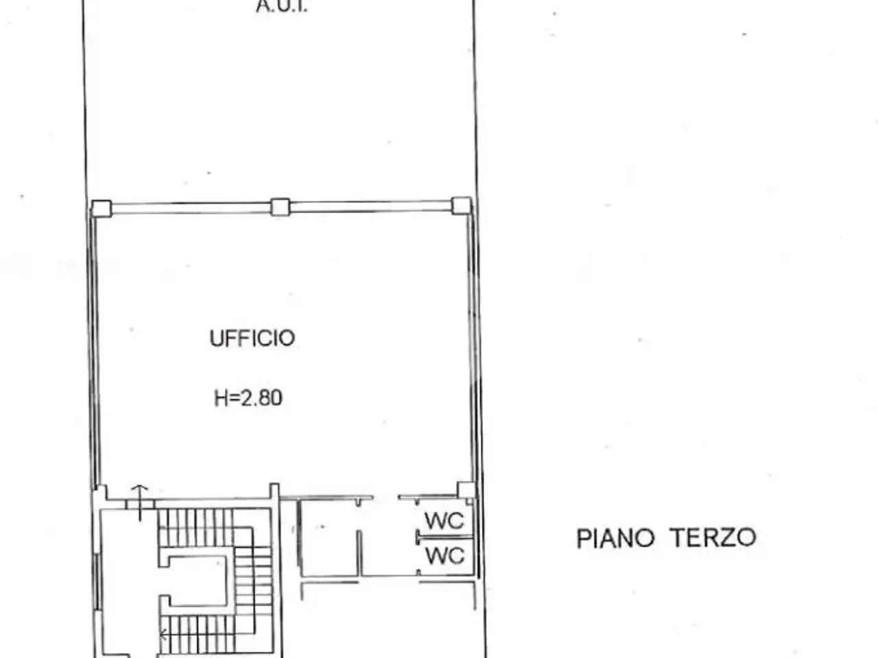 Ufficio in Via del Mella 13, Brescia, {3} - Planimetria 1