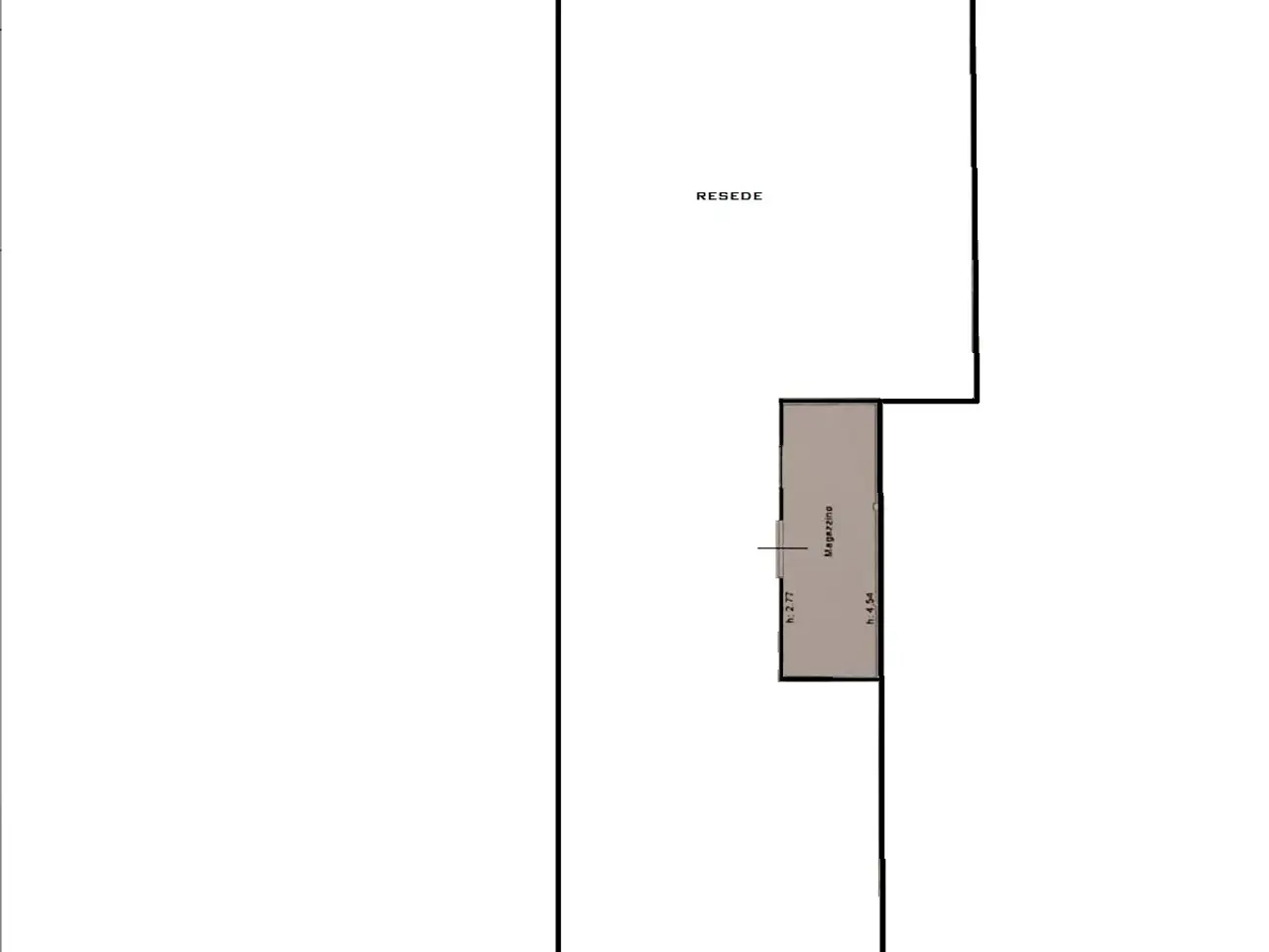 Magazzino in Giuseppe di Vittorio 100, Empoli, {3} - Planimetria 1